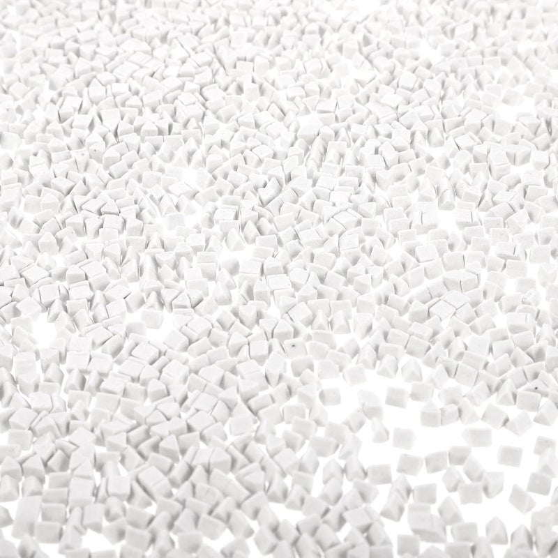 White Porcelain Triangle Abrasive Buffing Media for Jewelry Rock Tumbling Polishing - Image 4